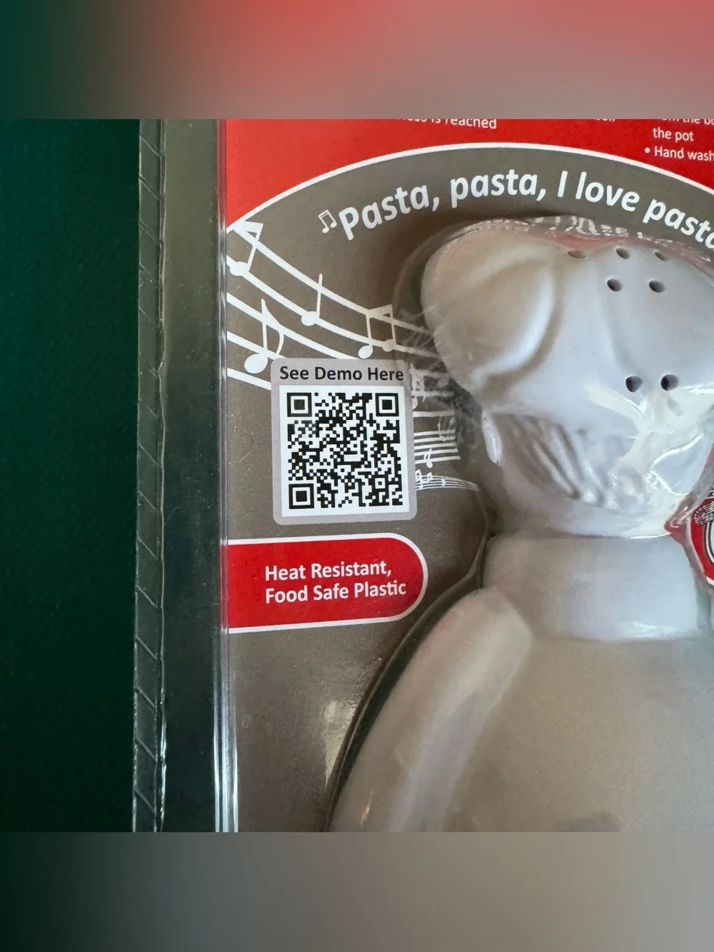 NWT Chef Al Dente Singing Pasta Timer